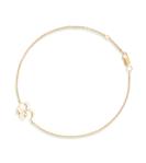 Petite Om Bracelet Single Diamond Gold