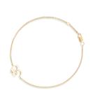 Petite Om Bracelet Single Diamond Gold