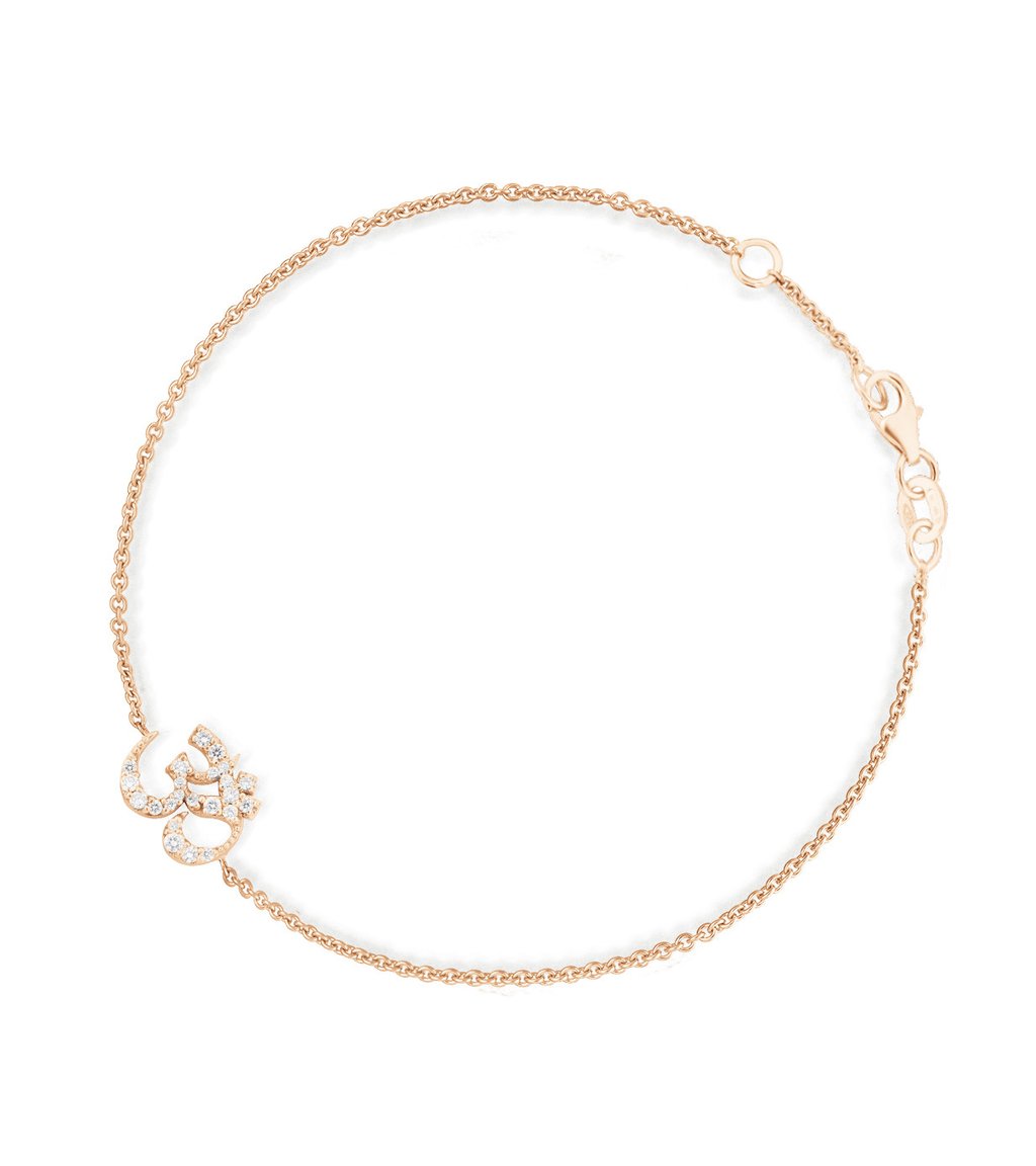 Petite Om Diamond Bracelet Gold