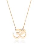 Unity Om Large Necklace Gold